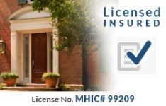 Seneca Creek MD Licensed and Insured